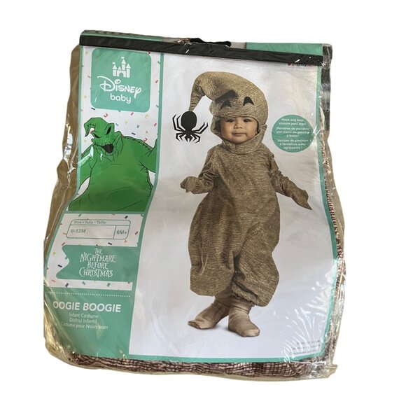 Disney Baby Oogie Boogie Infant Costume 6-12M "The Nightmare Before Christmas" - Picture 1 of 6